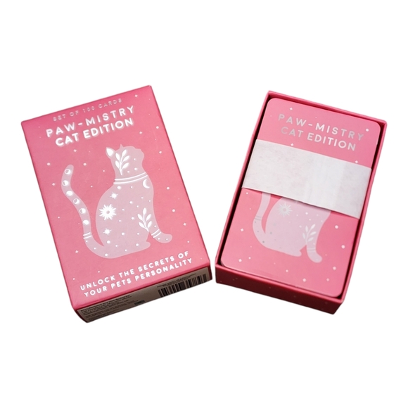 Paw-Mistry Cat Edition Set of 100 Cards  12 Zodiacs by Gift Republic - Picture 1 of 4